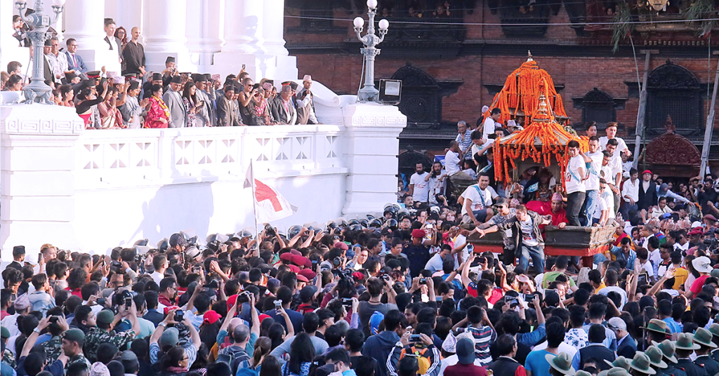 Indra jatra in Kathmandu